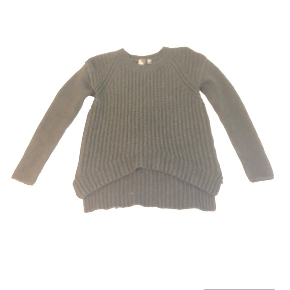 THE FISHER PROJECT Sweater Women's Size Small Black Merino Wool Blend Knit - Picture 5 of 9